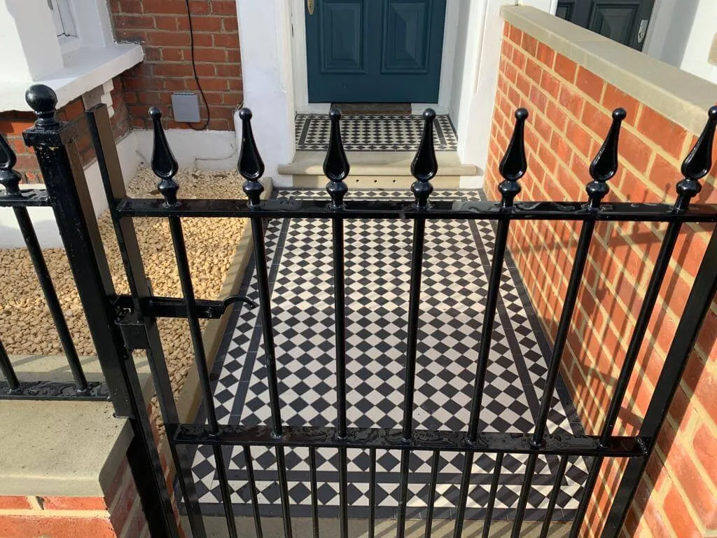 close up of tiles