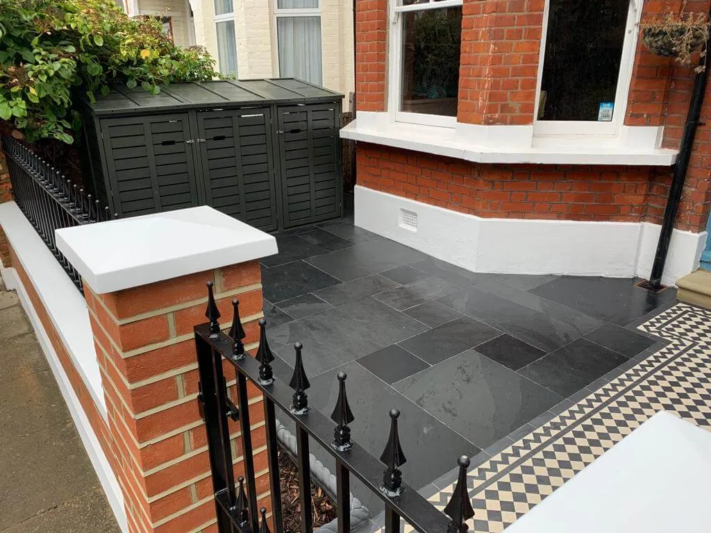 black patio