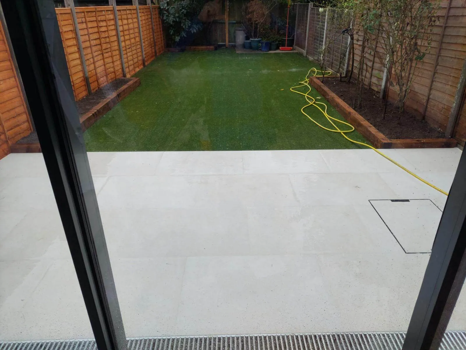 white patio