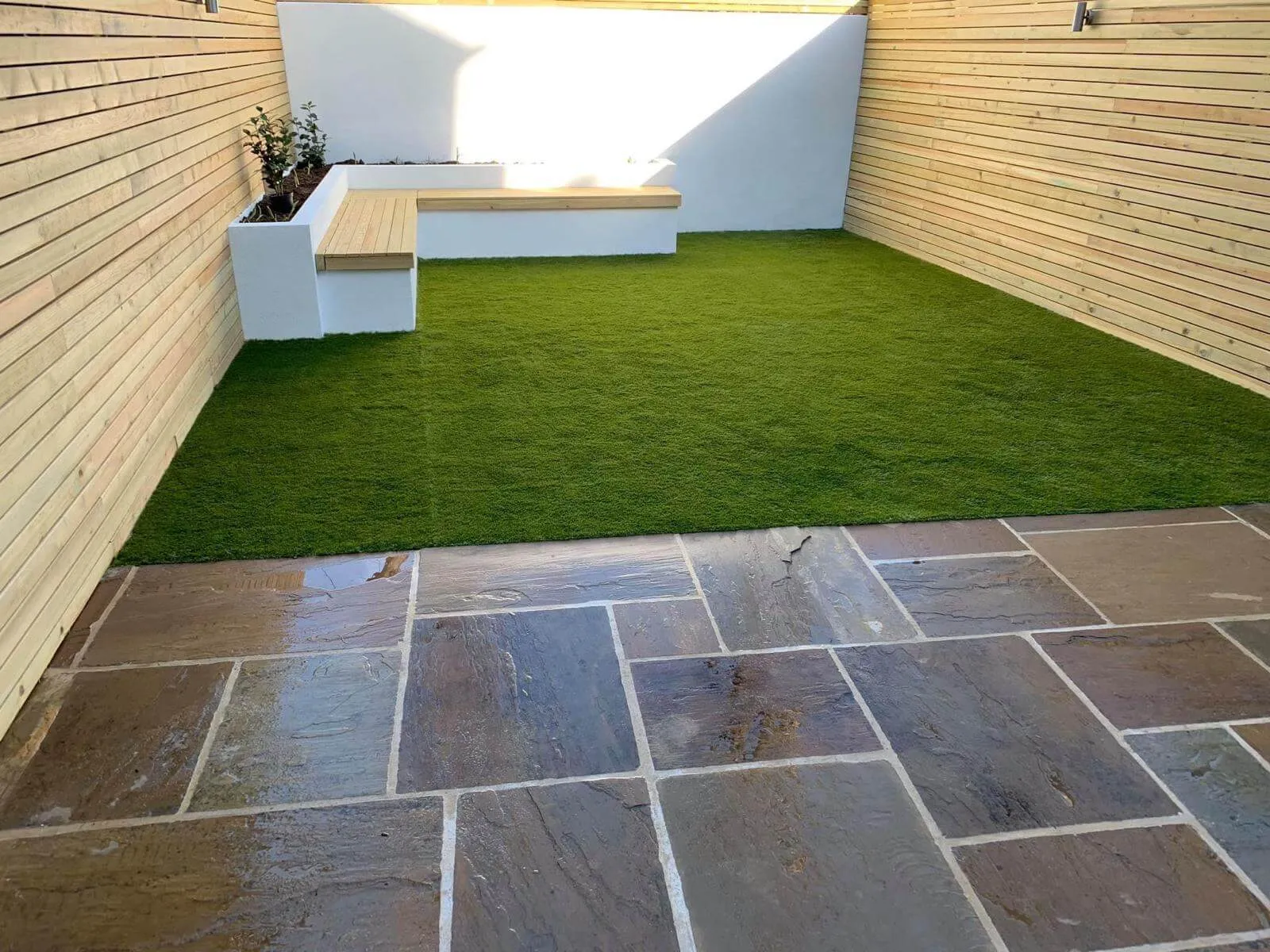 dark brown patio